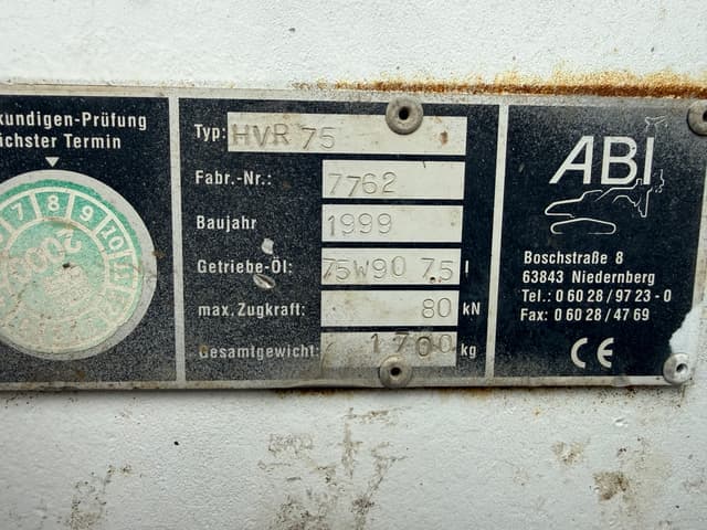 Used ABI HVR 75 Vibratory Hammer for Sale